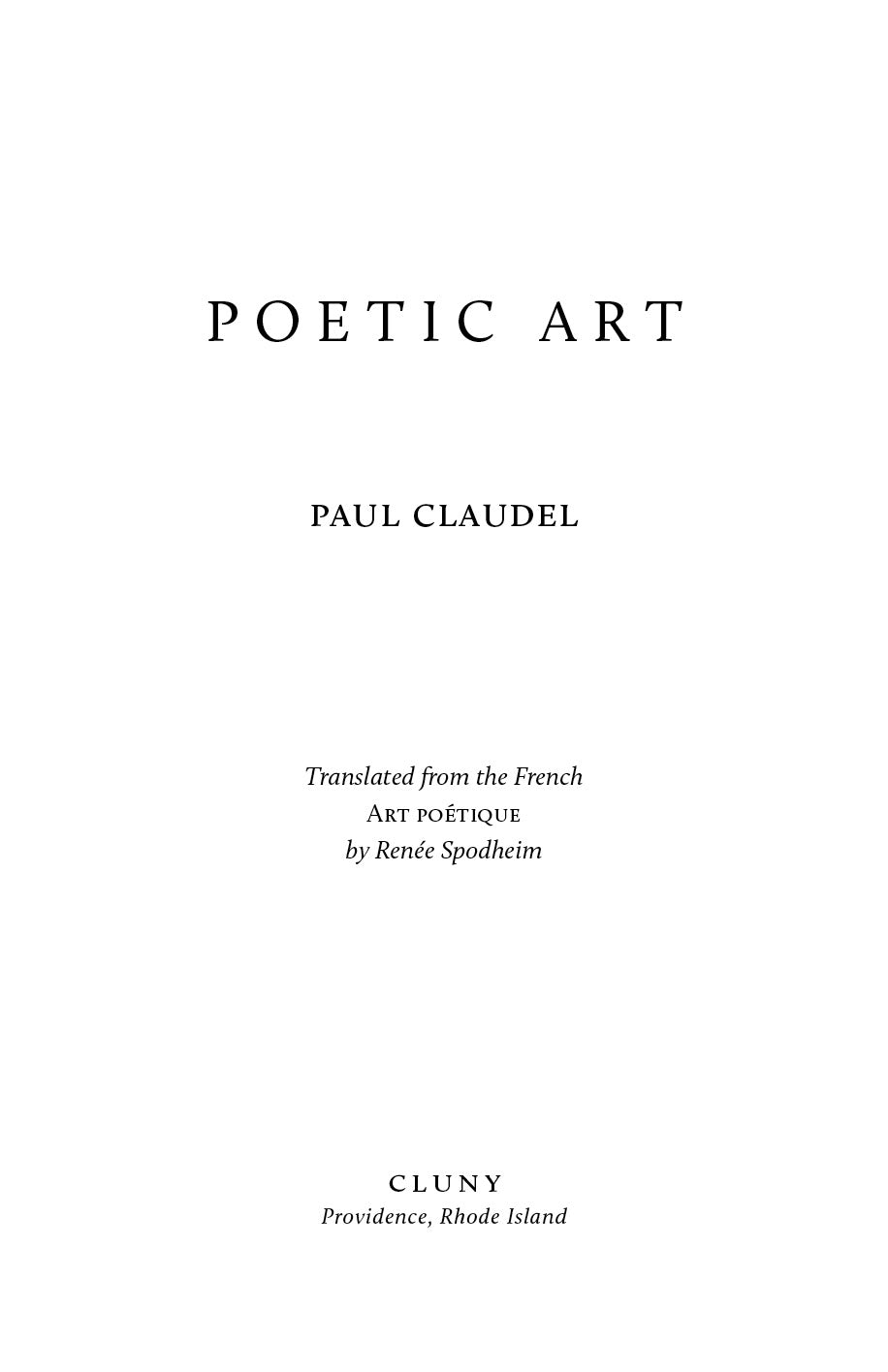 Poetic Art