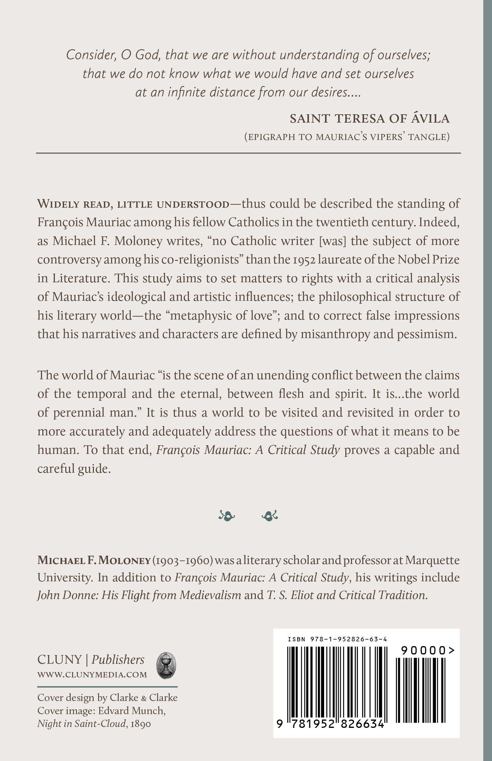 François Mauriac: A Critical Study