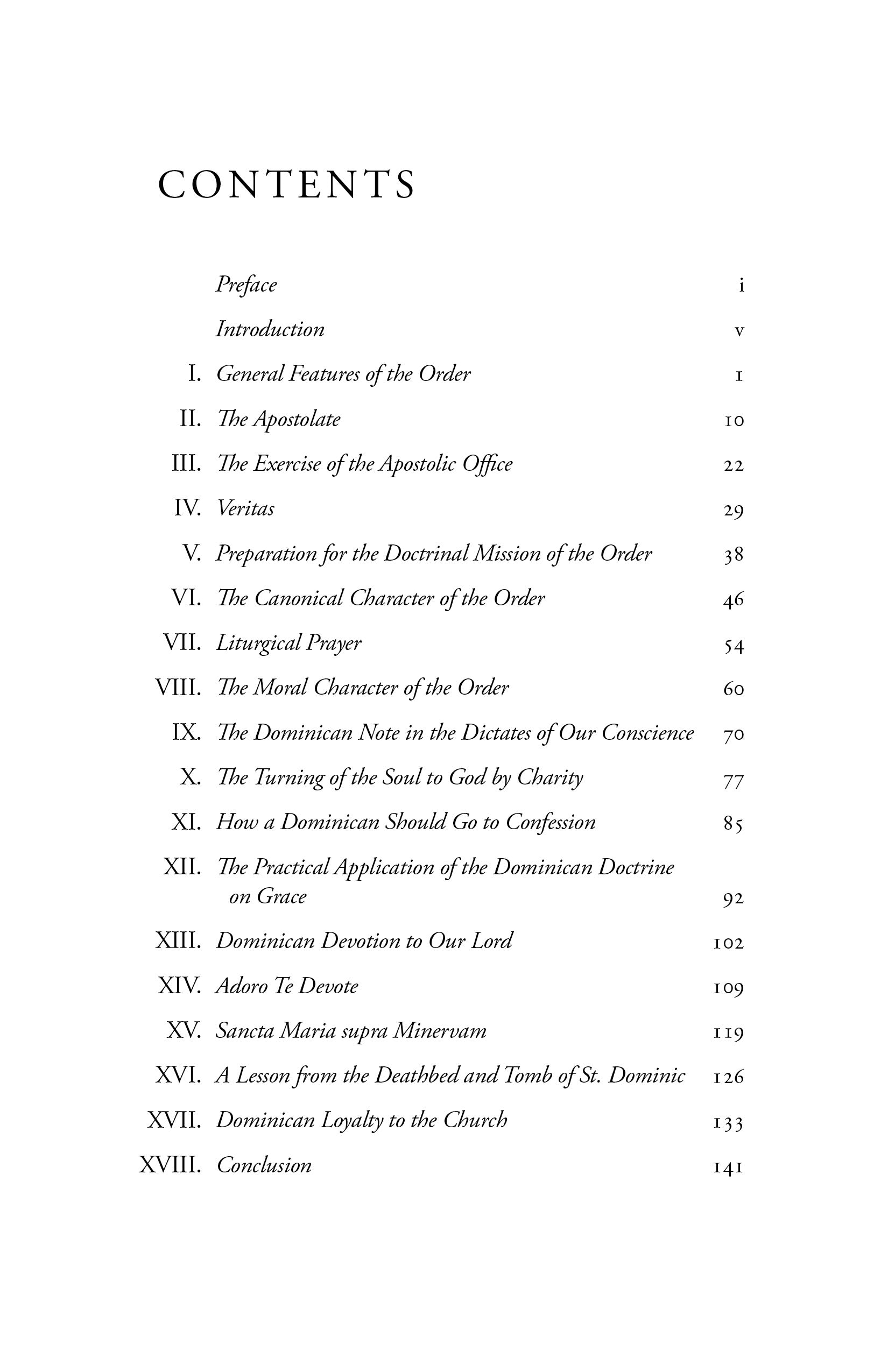 The Spirit of St. Dominic