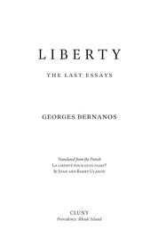 Liberty: The Last Essays