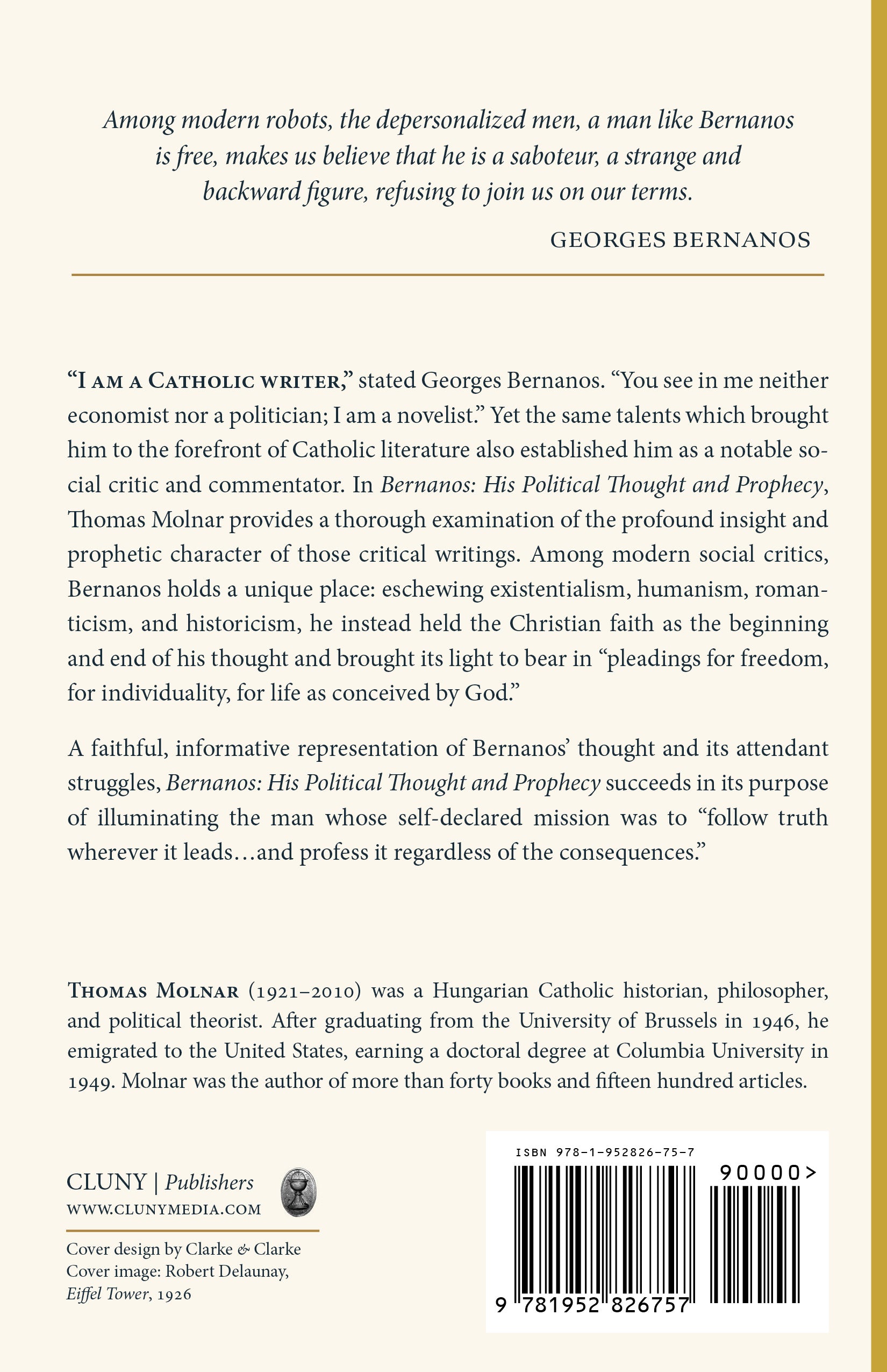 Bernanos: His Political Thought and Prophecy