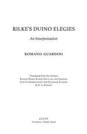 Rilke's Duino Elegies: An Interpretation