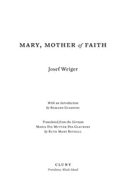 Mary, Mother of Faith