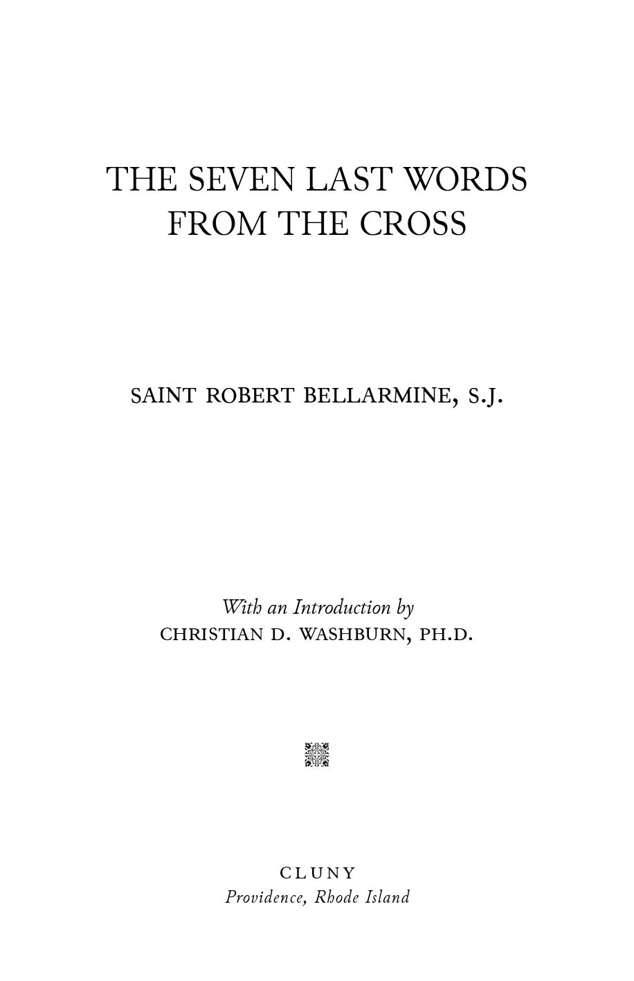 The Seven Last Words from the Cross