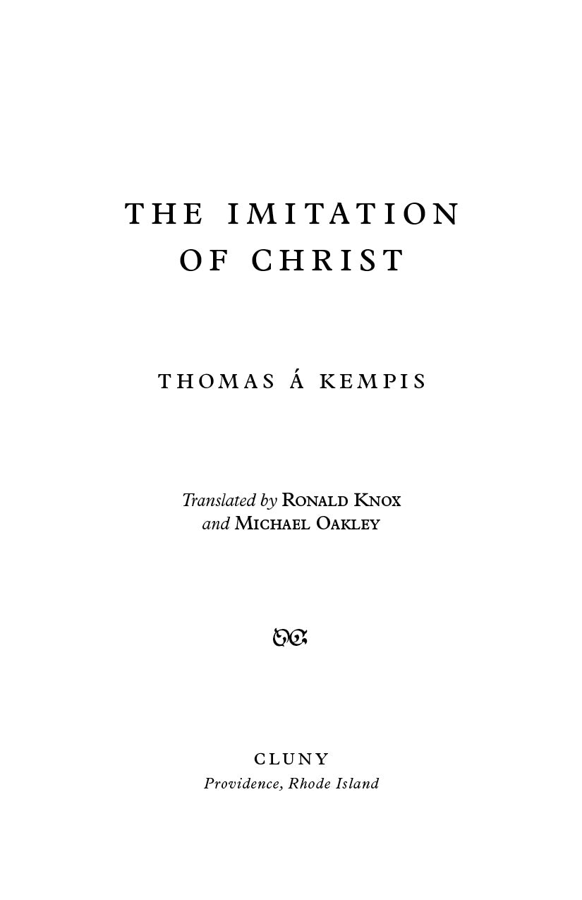 The Imitation of Christ