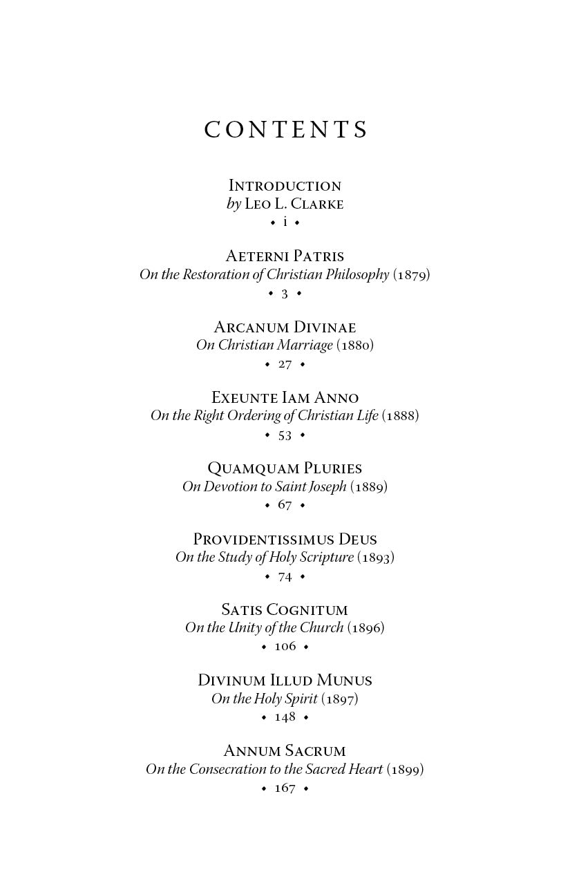 The Great Encyclicals of Pope Leo XIII: Volume Two—The Spiritual Letters