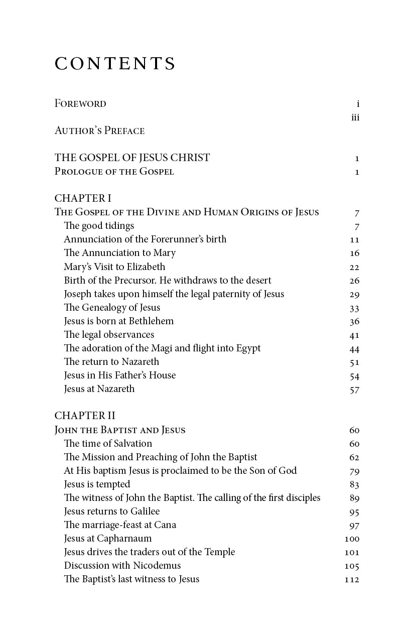 The Gospel of Jesus Christ, Volume I