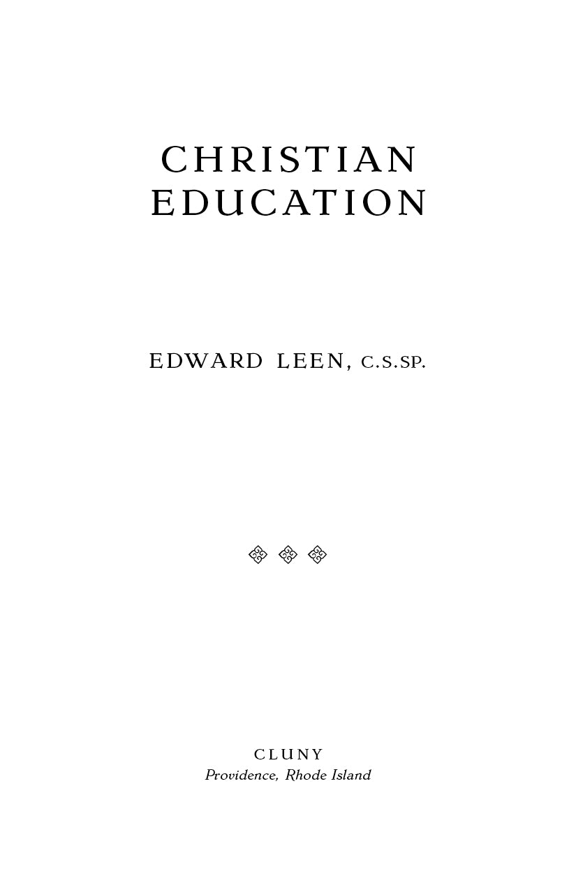 Christian Education