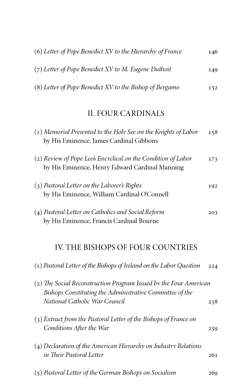 The Church and Labor