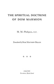 The Spiritual Doctrine of Dom Marmion