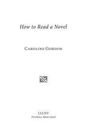 How to Read a Novel