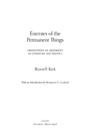 Enemies of the Permanent Things