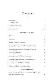 The Idea of a University