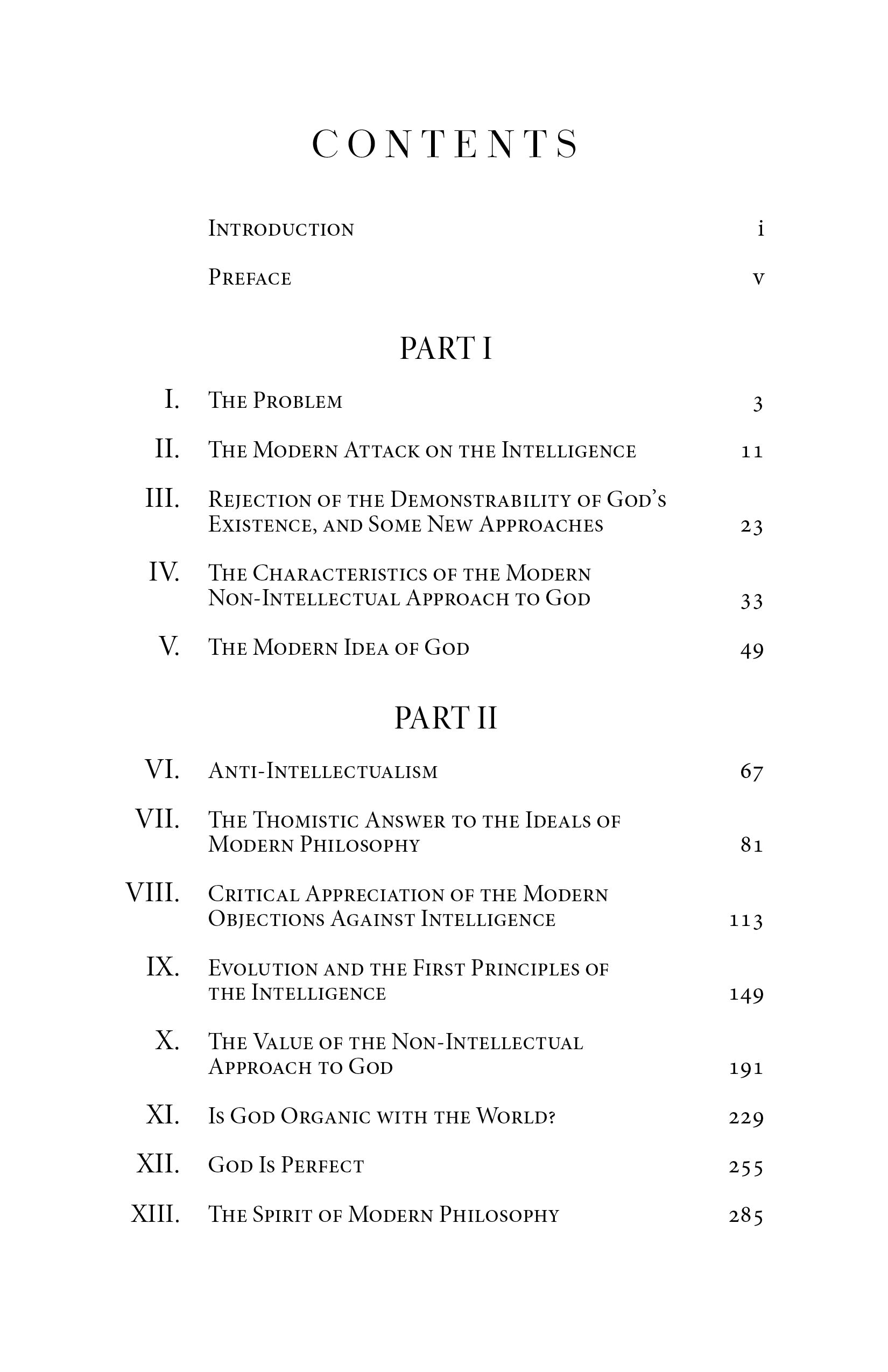 God and Intelligence in Modern Philosophy