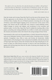 Selected Encyclicals of Pope Saint John Paul II