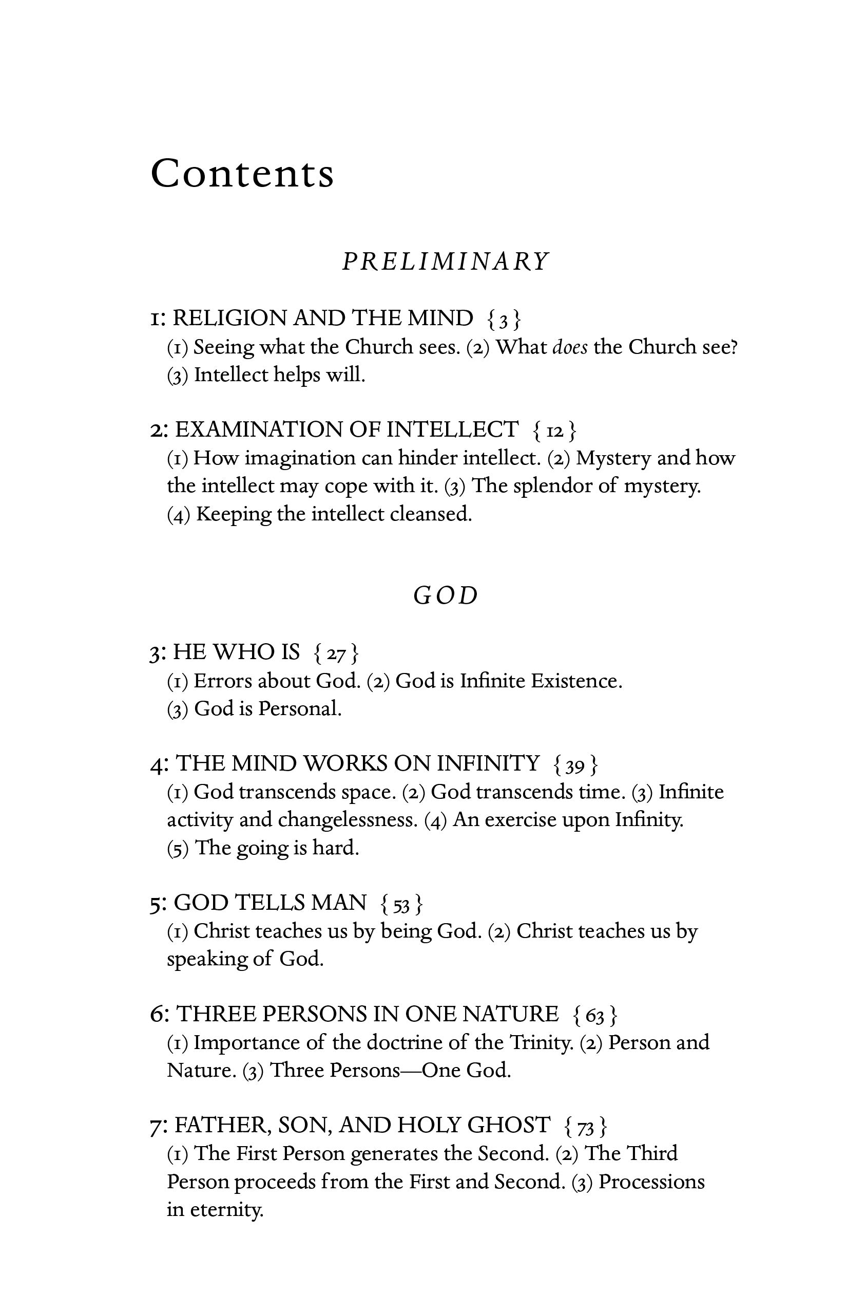Theology and Sanity