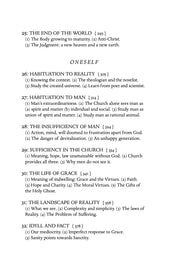 Theology and Sanity