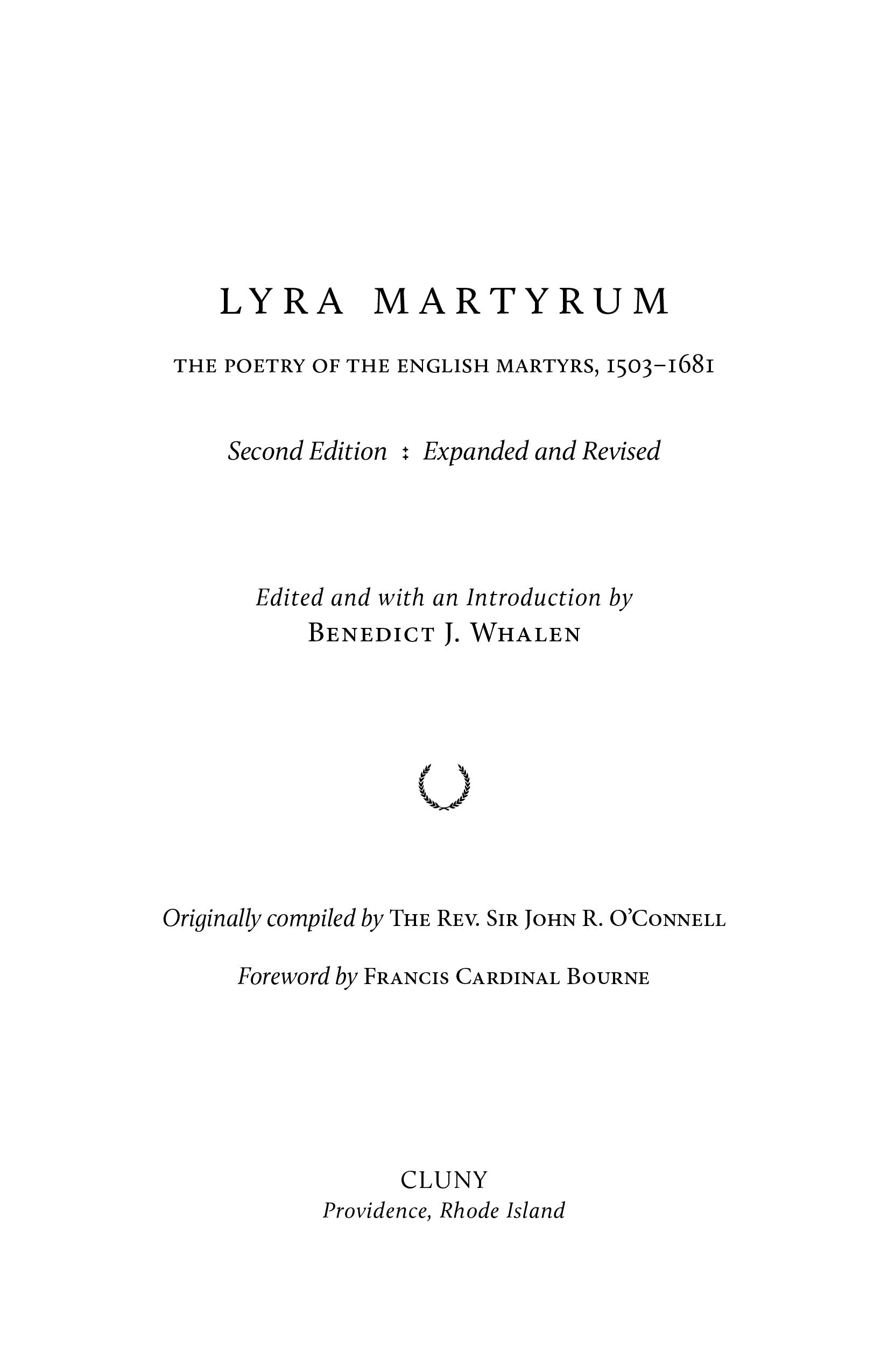 Lyra Martyrum