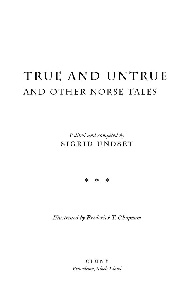 True and Untrue and Other Norse Tales
