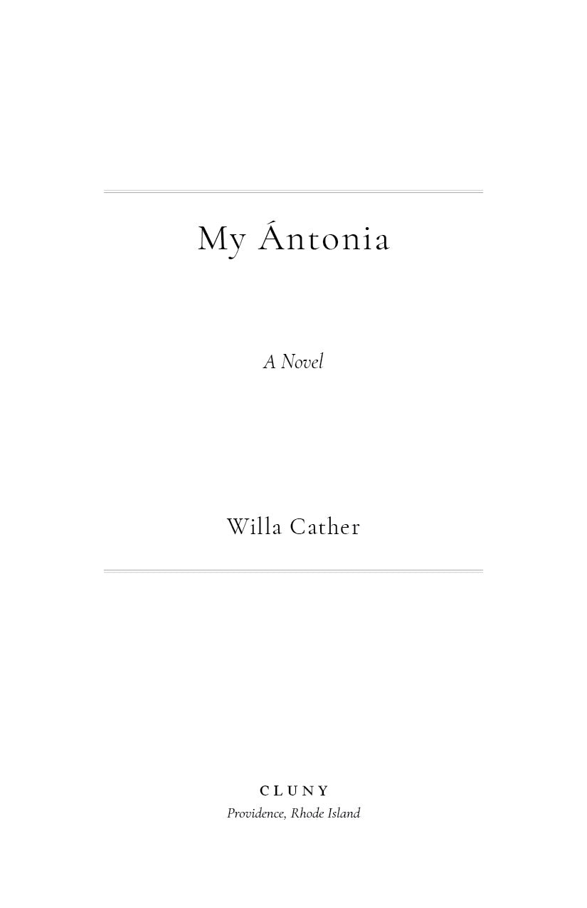 My Ántonia
