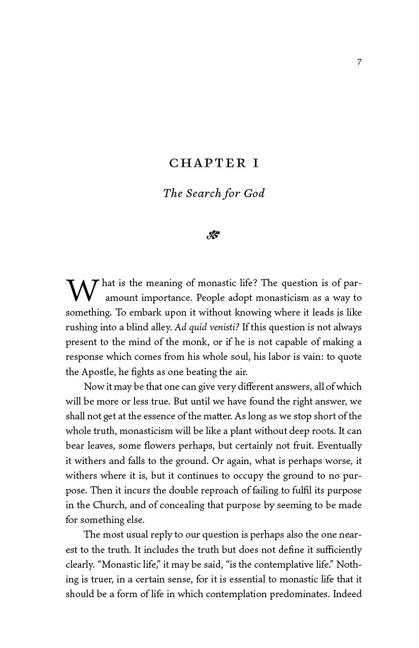 The Meaning of the Monastic Life