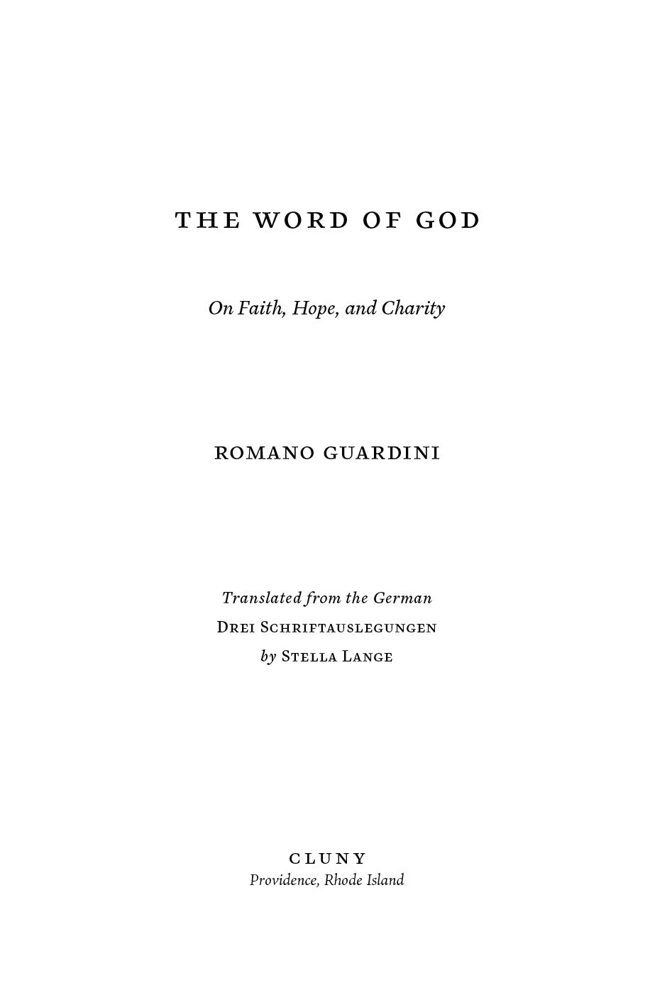 The Word of God