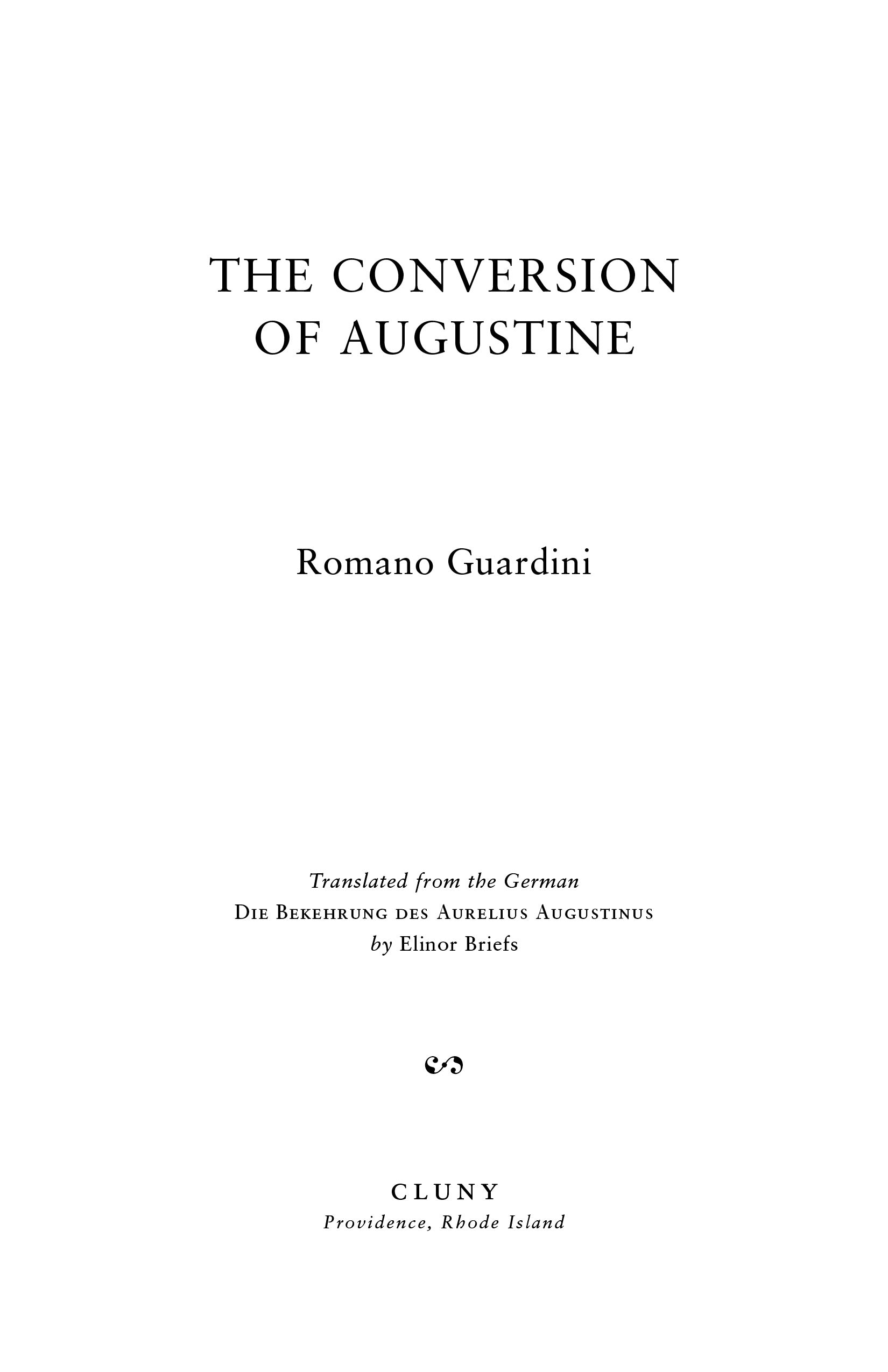 The Conversion of Augustine
