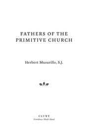 Fathers of the Primitive Church