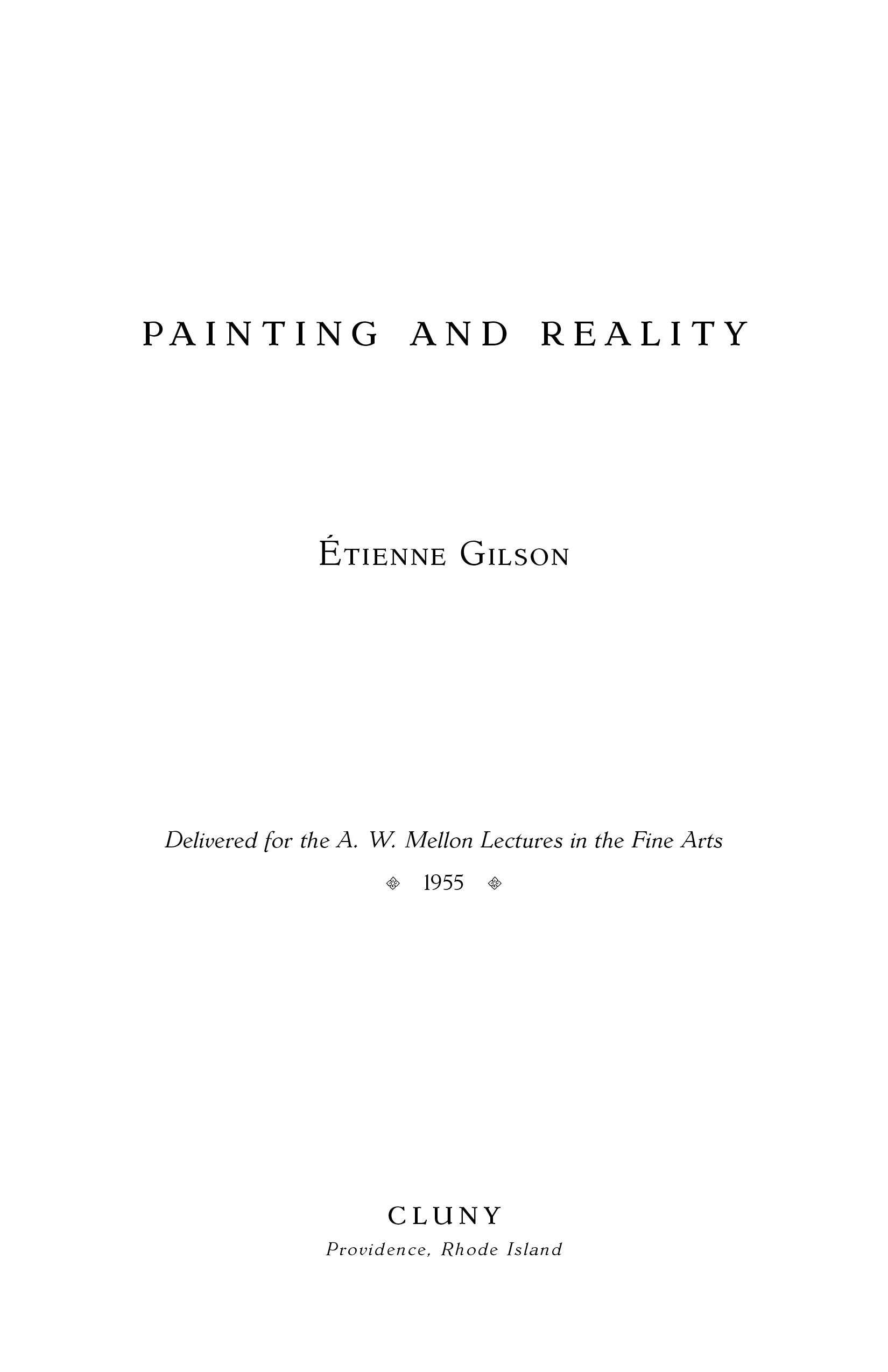 Painting and Reality
