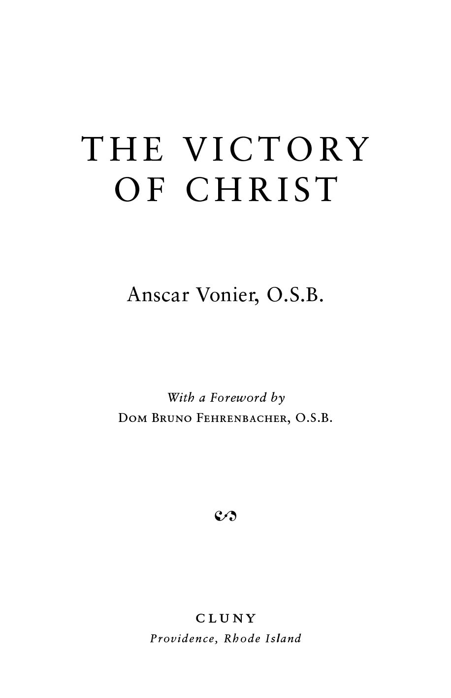 The Victory of Christ