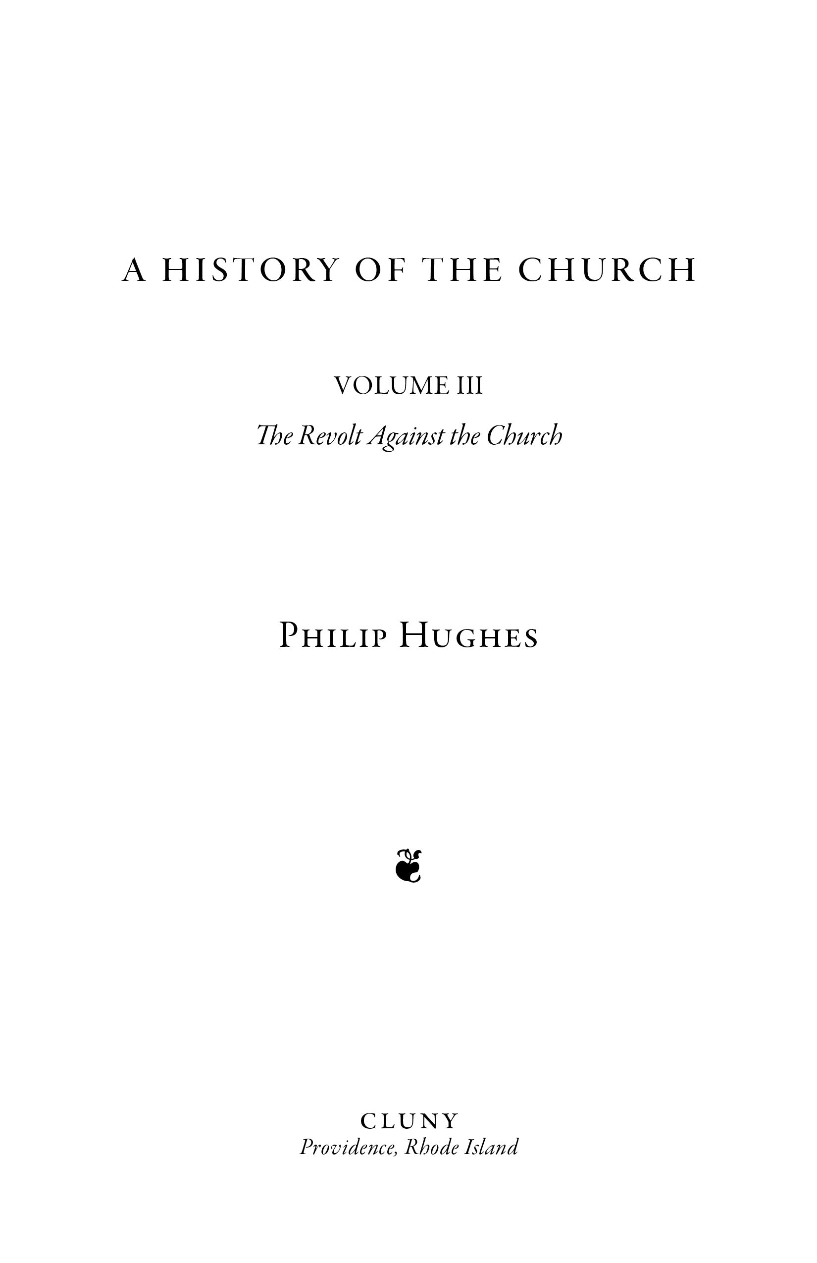 A History of the Church, Volume III