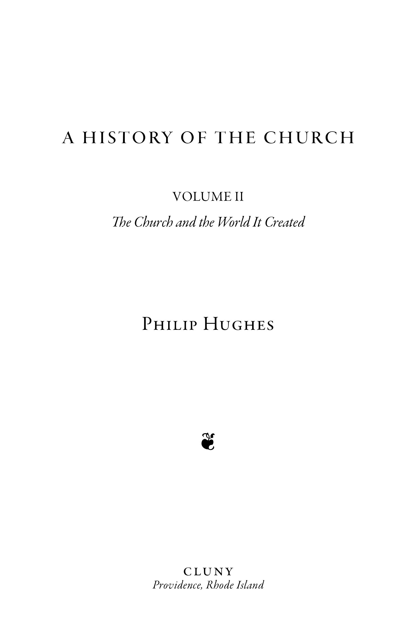 A History of the Church, Volume II