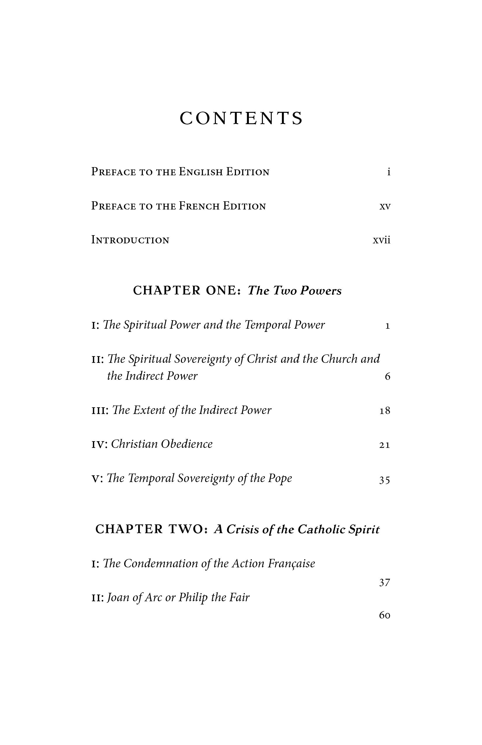 The Primacy of the Spiritual