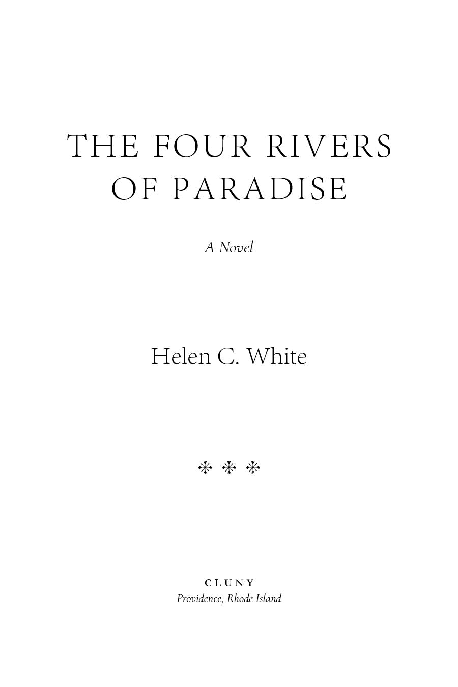 The Four Rivers of Paradise
