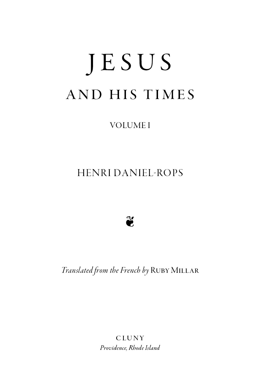 Jesus and His Times