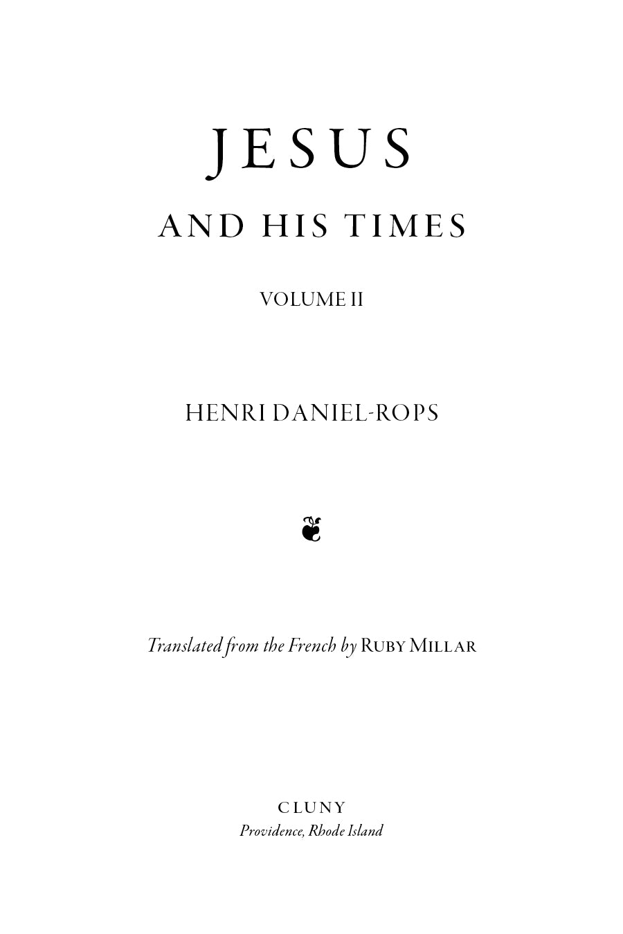 Jesus and His Times