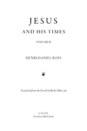 Jesus and His Times
