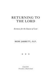 Returning to the Lord