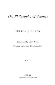 The Philosophy of Science