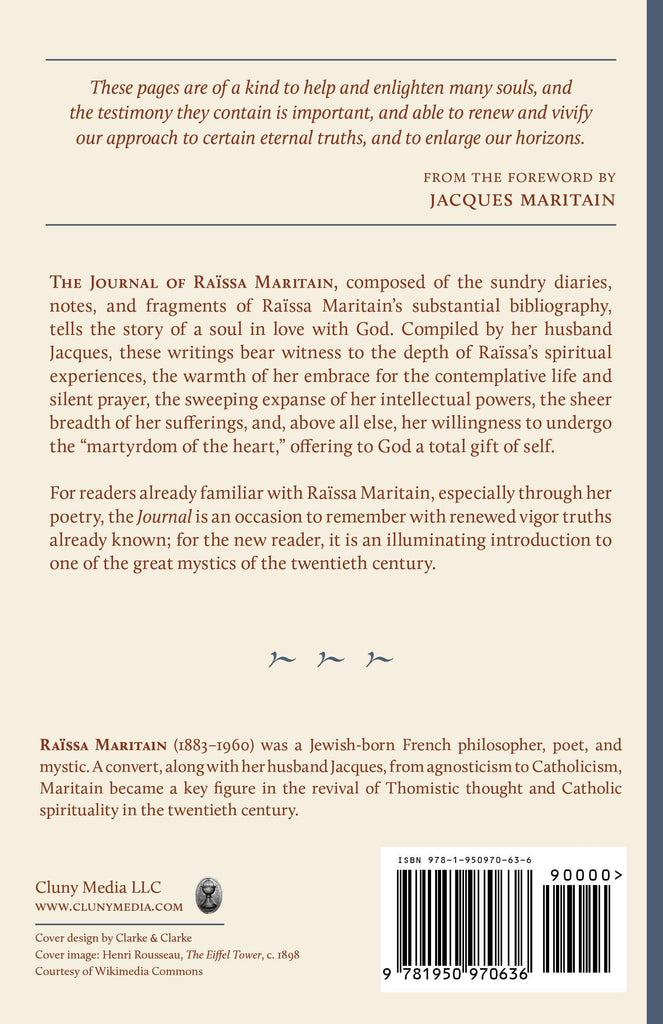 The Journal of Raïssa Maritain - ClunyMedia