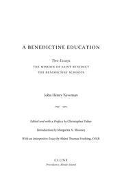 A Benedictine Education - ClunyMedia