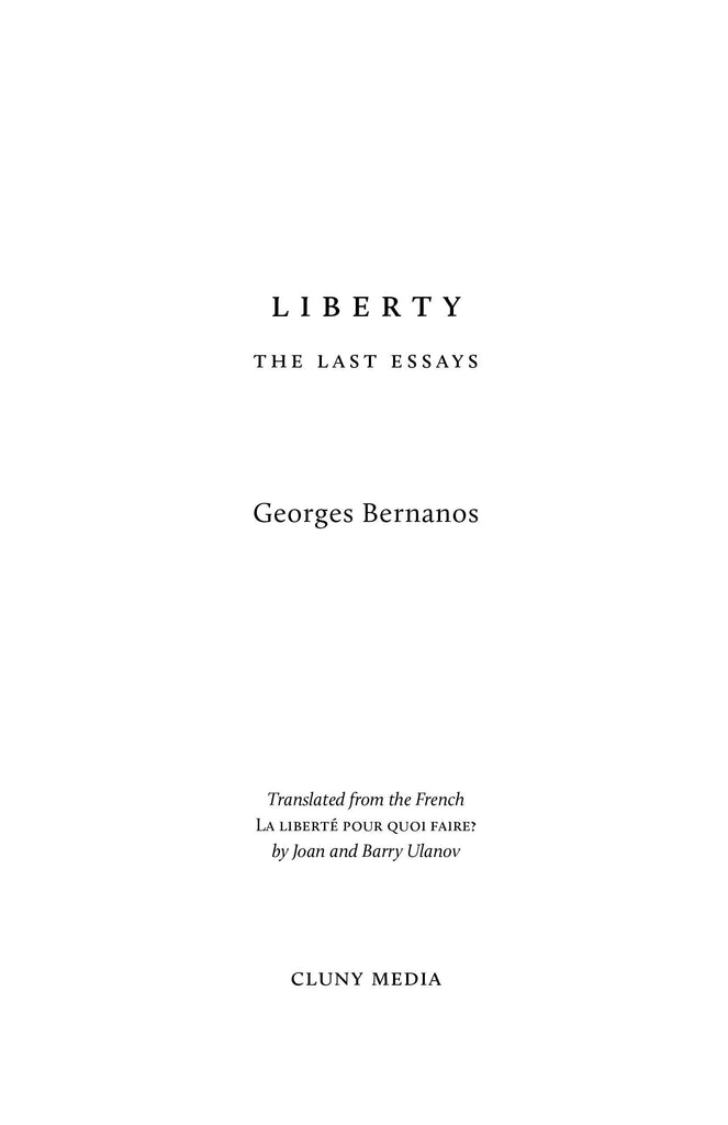 Liberty: The Last Essays - ClunyMedia