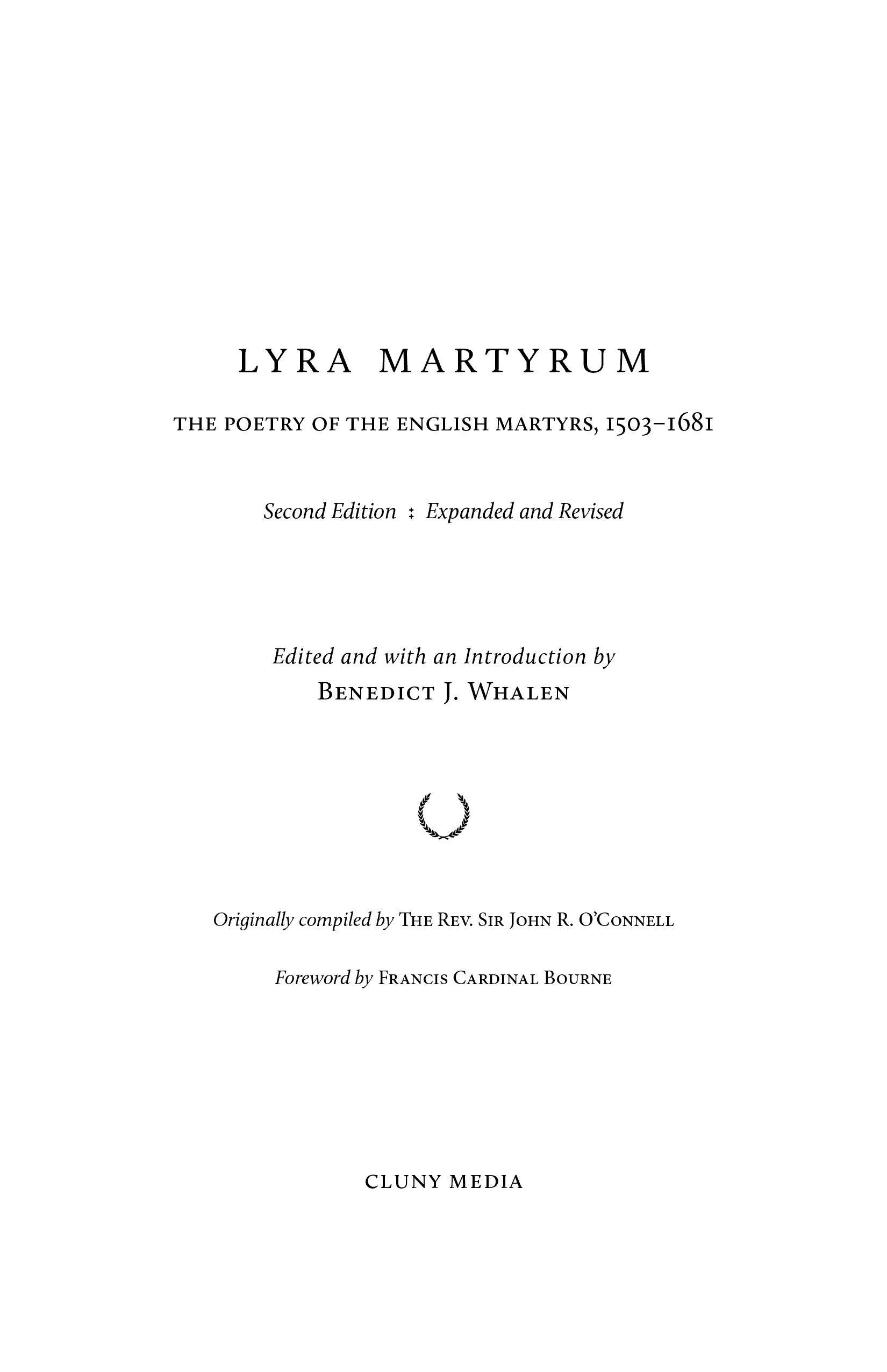 Lyra Martyrum - ClunyMedia