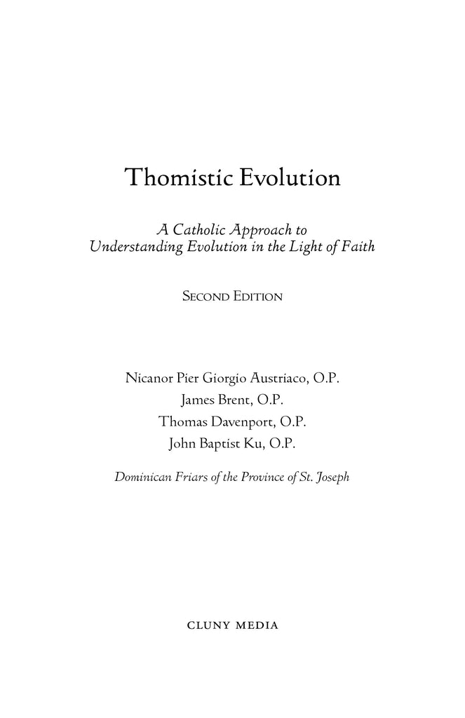 Thomistic Evolution