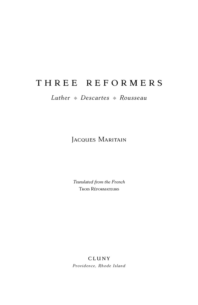 Three Reformers