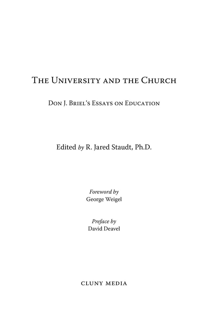 The University and the Church - ClunyMedia
