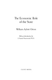 The Economic Role of the State