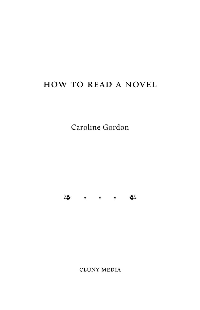 How to Read a Novel - ClunyMedia
