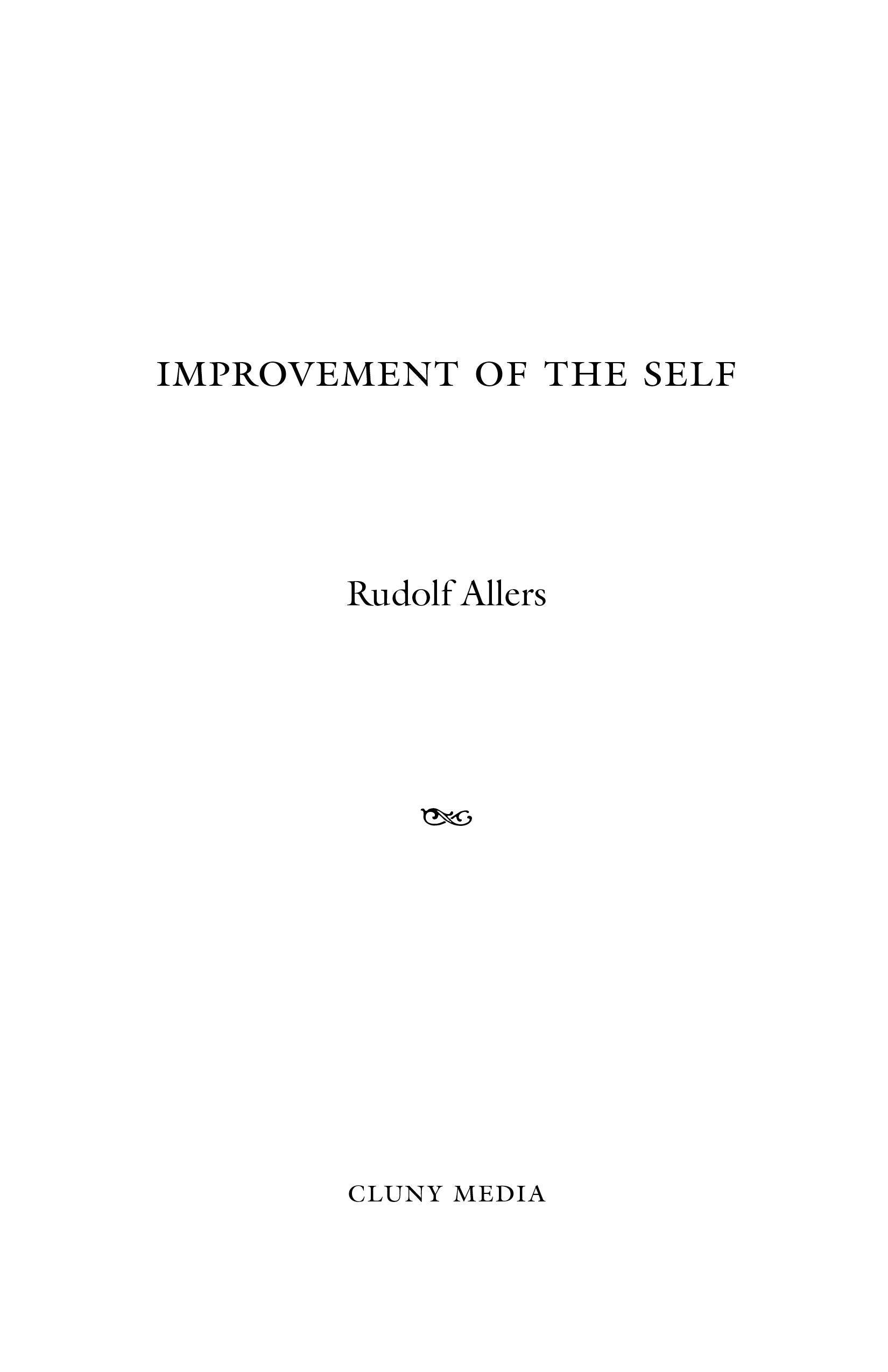 The Improvement of the Self - ClunyMedia