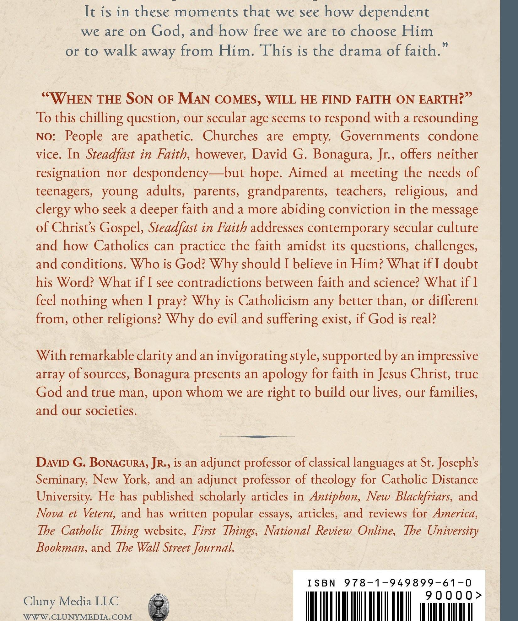 Steadfast in Faith - ClunyMedia